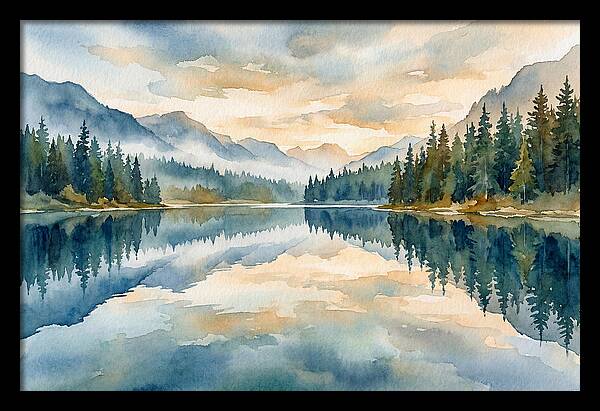 Serene Views Of Mirror Lake