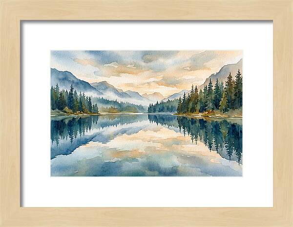 Serene Views Of Mirror Lake