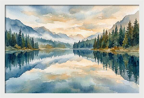 Serene Views Of Mirror Lake