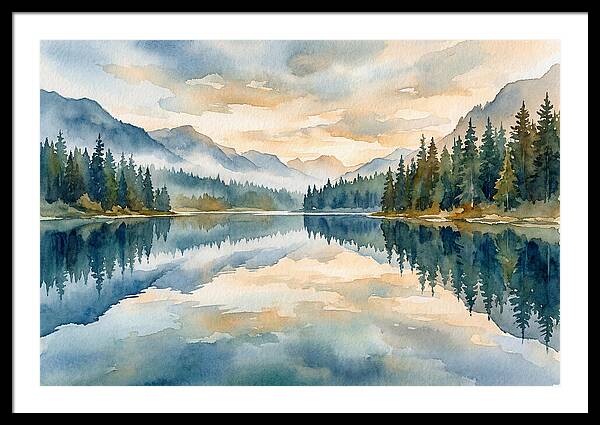 Serene Views Of Mirror Lake