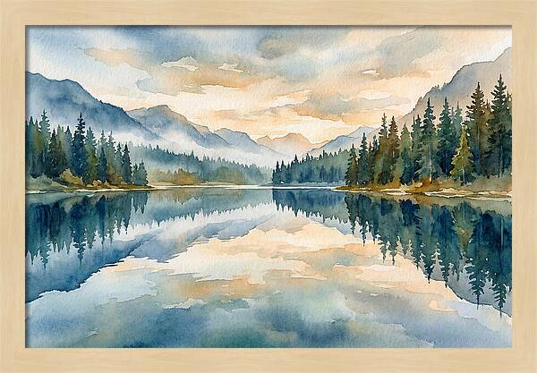 Serene Views Of Mirror Lake