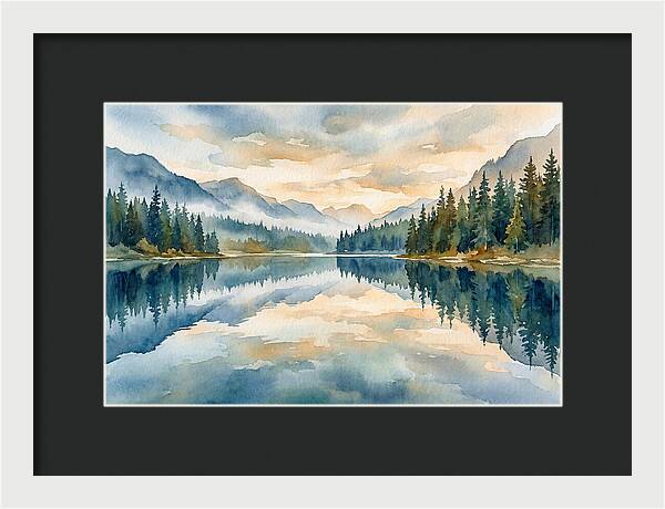 Serene Views Of Mirror Lake