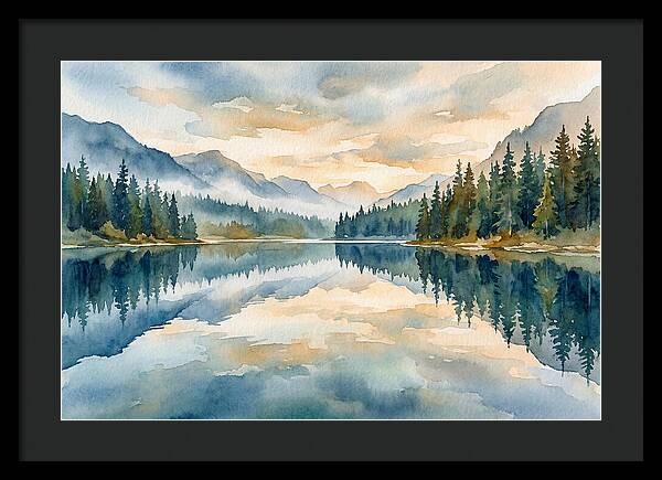 Serene Views Of Mirror Lake