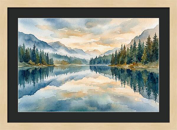 Serene Views Of Mirror Lake