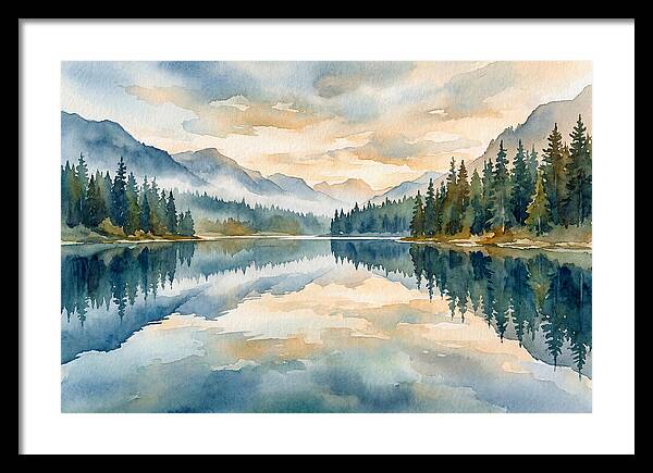 Serene Views Of Mirror Lake