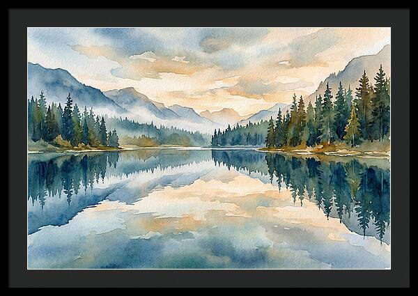 Serene Views Of Mirror Lake