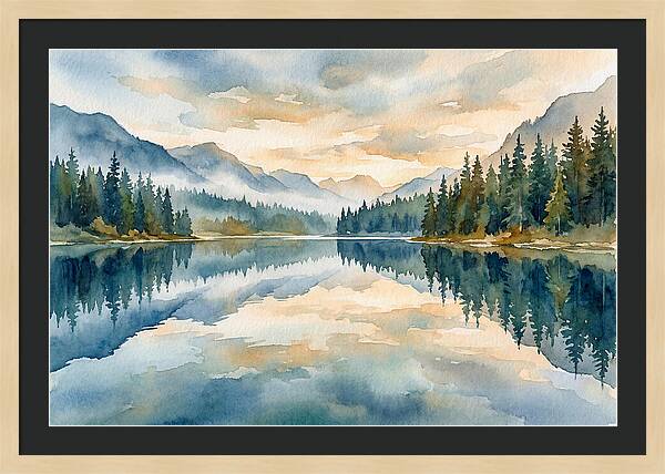 Serene Views Of Mirror Lake