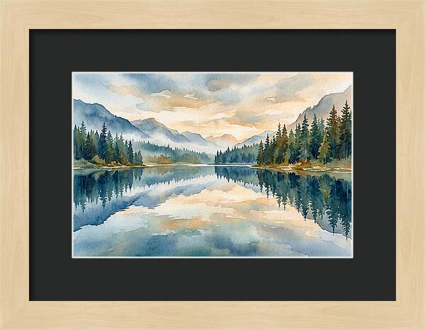 Serene Views Of Mirror Lake