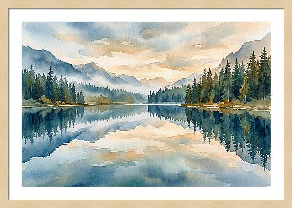 Serene Views Of Mirror Lake