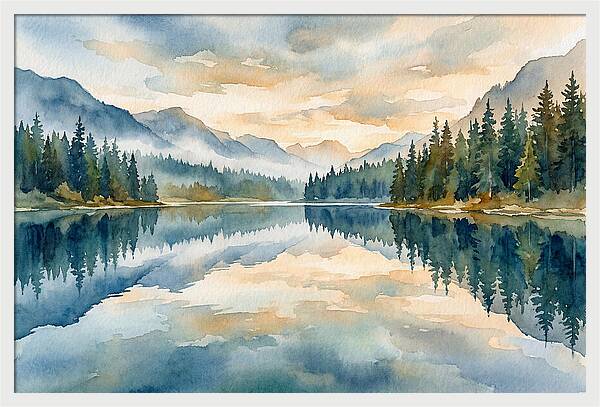 Serene Views Of Mirror Lake