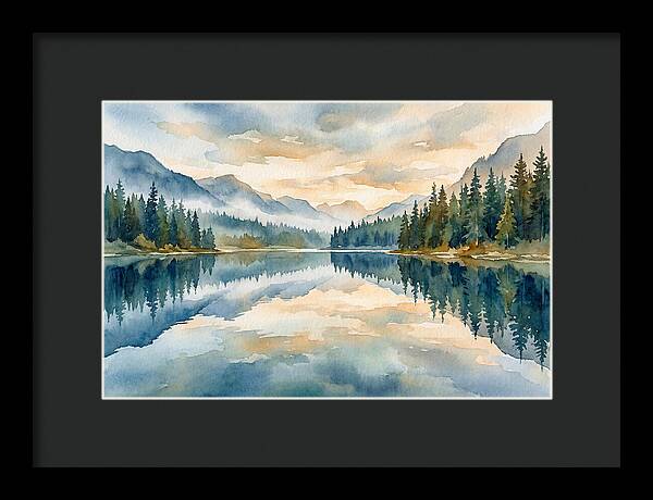 Serene Views Of Mirror Lake