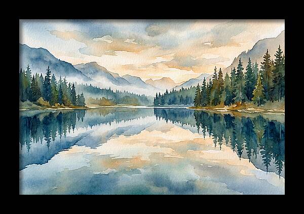 Serene Views Of Mirror Lake