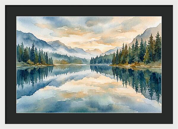 Serene Views Of Mirror Lake