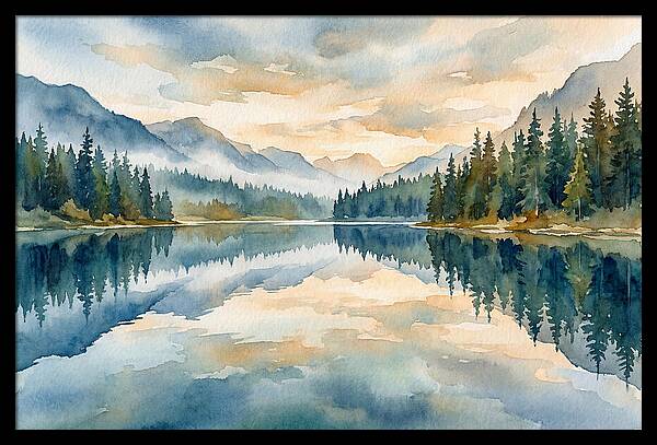 Serene Views Of Mirror Lake