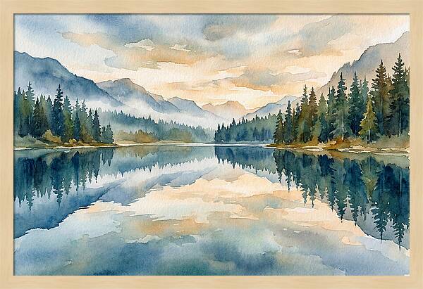 Serene Views Of Mirror Lake