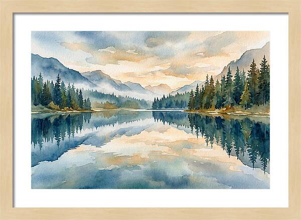 Serene Views Of Mirror Lake