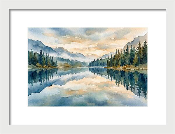 Serene Views Of Mirror Lake