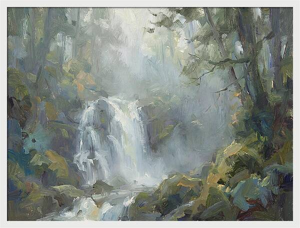 Serene Waterfall Serenity