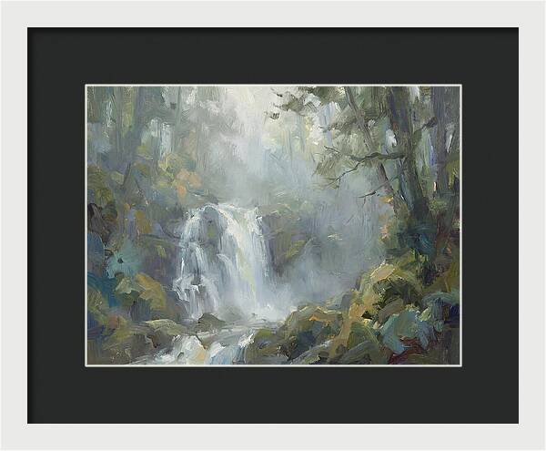 Serene Waterfall Serenity