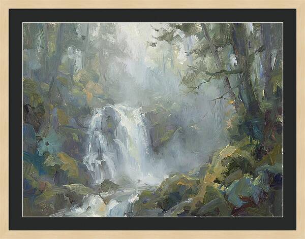 Serene Waterfall Serenity