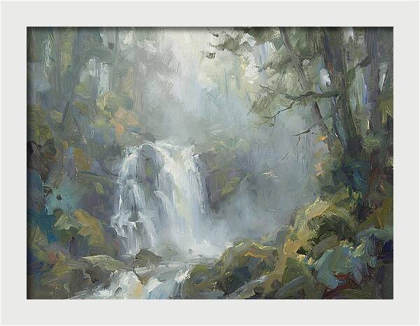 Serene Waterfall Serenity