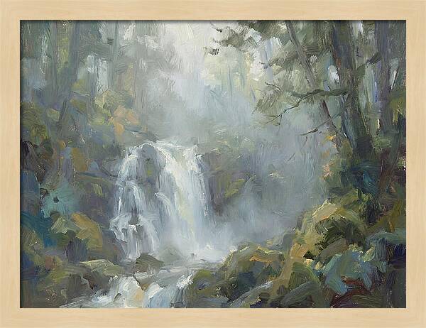 Serene Waterfall Serenity