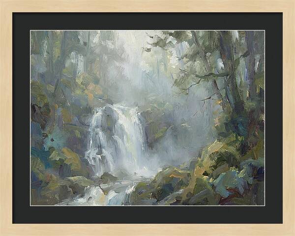 Serene Waterfall Serenity