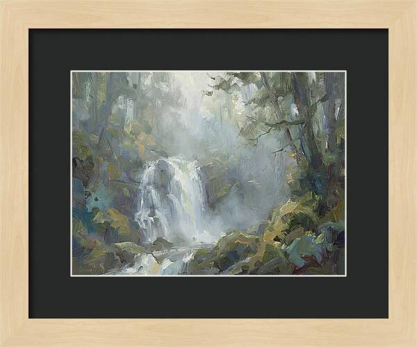 Serene Waterfall Serenity