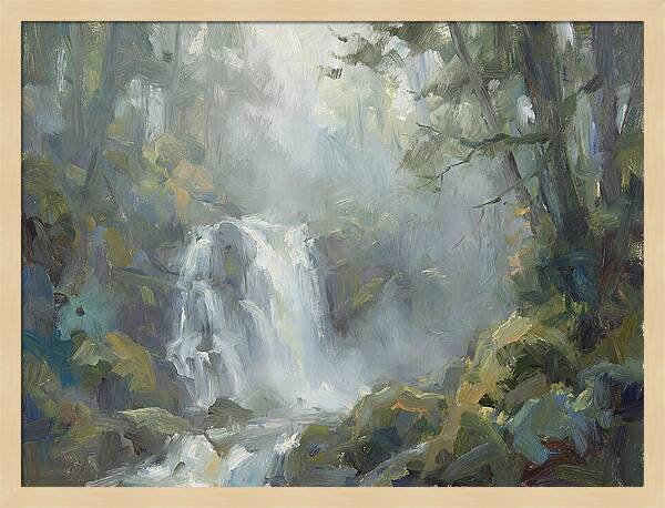 Serene Waterfall Serenity