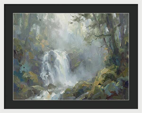 Serene Waterfall Serenity