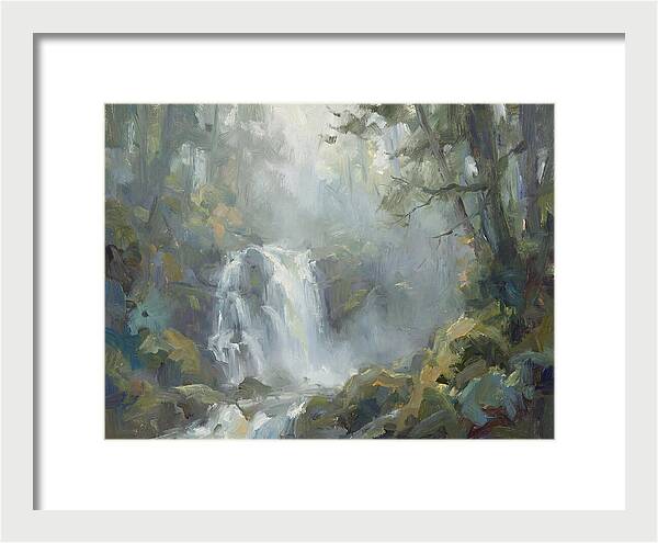 Serene Waterfall Serenity