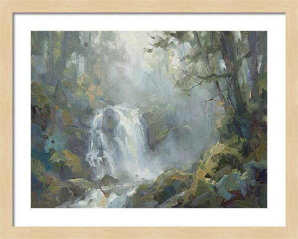 Serene Waterfall Serenity