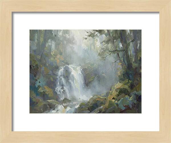 Serene Waterfall Serenity