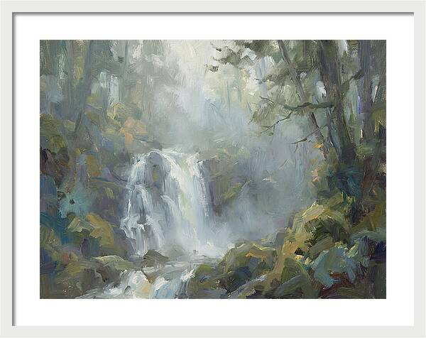 Serene Waterfall Serenity