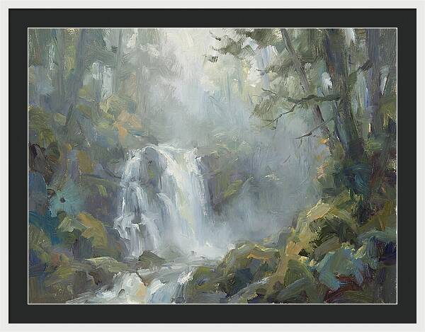 Serene Waterfall Serenity