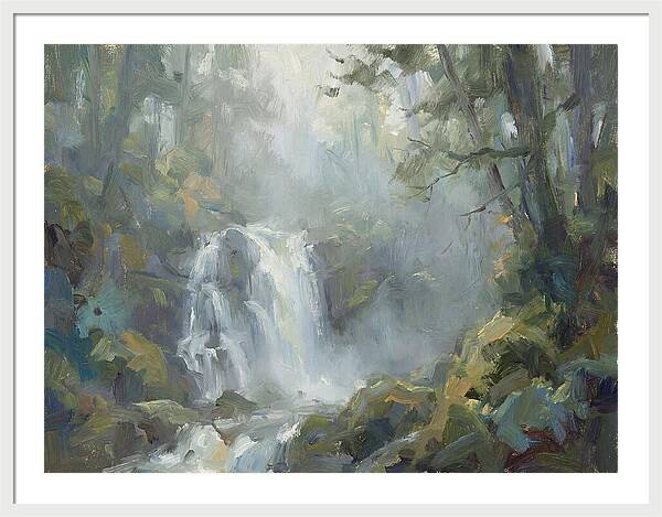 Serene Waterfall Serenity