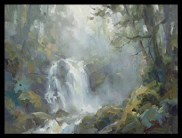 Serene Waterfall Serenity