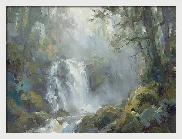 Serene Waterfall Serenity