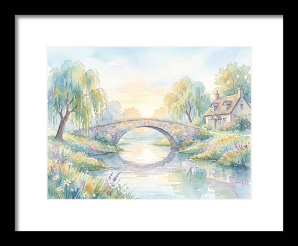 Serene Waters Beneath The Arch