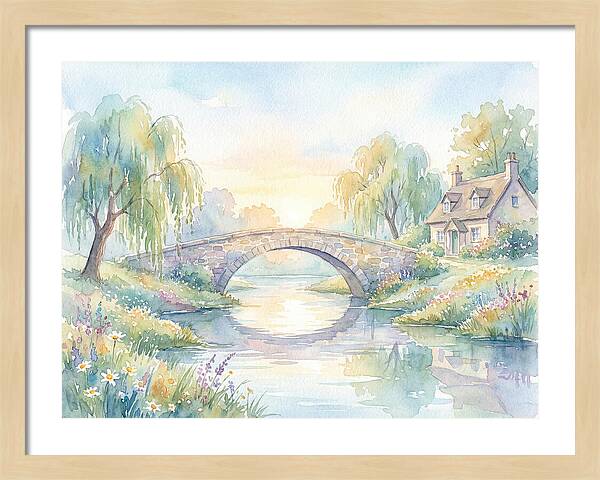 Serene Waters Beneath The Arch