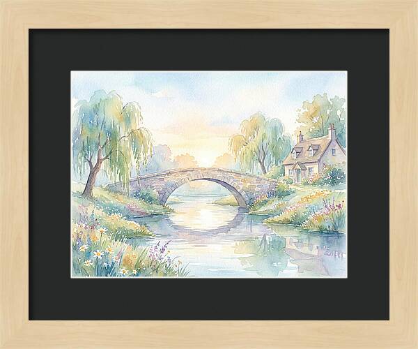 Serene Waters Beneath The Arch