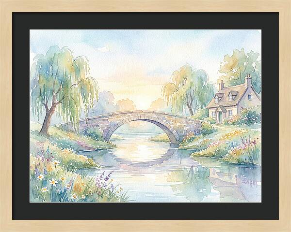 Serene Waters Beneath The Arch