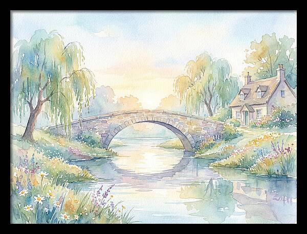 Serene Waters Beneath The Arch