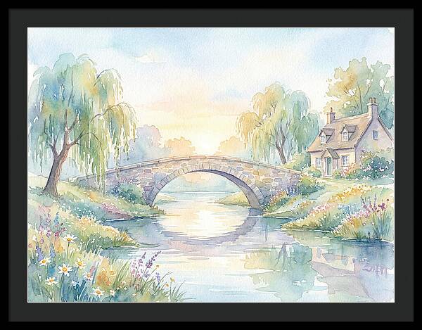 Serene Waters Beneath The Arch