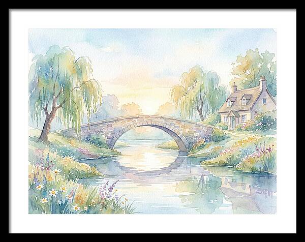 Serene Waters Beneath The Arch