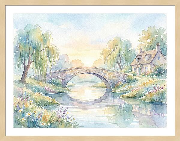 Serene Waters Beneath The Arch