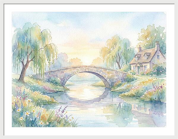 Serene Waters Beneath The Arch