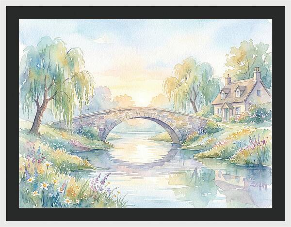 Serene Waters Beneath The Arch