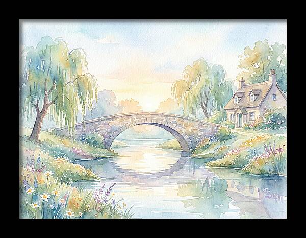 Serene Waters Beneath The Arch