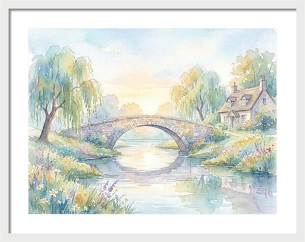 Serene Waters Beneath The Arch